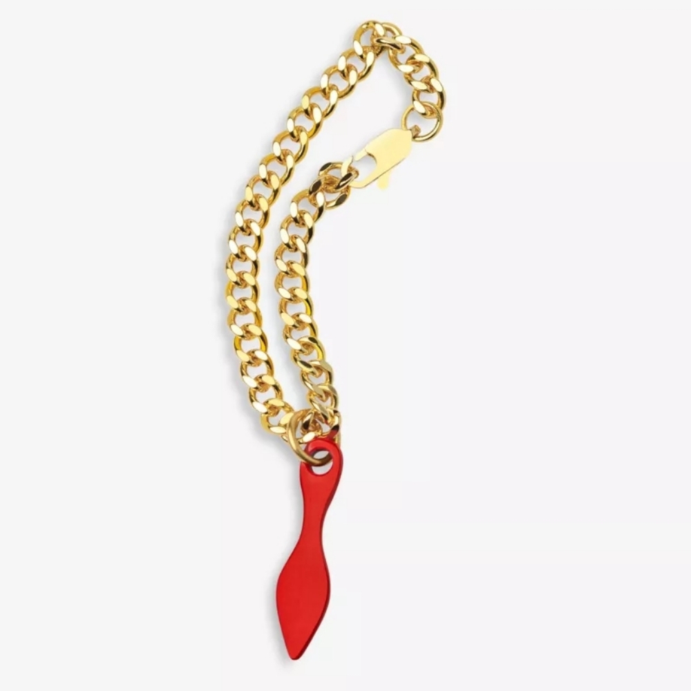 Christian Louboutin Rouge Lipstick Chain